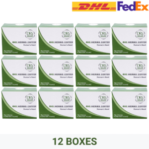 drs secret bio herbs coffee 12 boxes